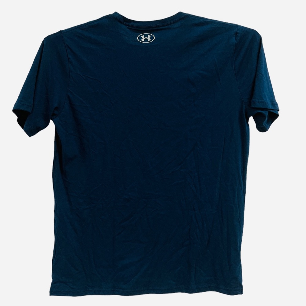 NWT Under Armour Mens Graphic Logo Tee T-Shirt Navy Blue - Picture 5 of 11